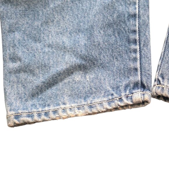 Vintage Gitano 13/14 Blue Pleated Front Paperbag Waist Mom Jeans - Picture 9 of 11